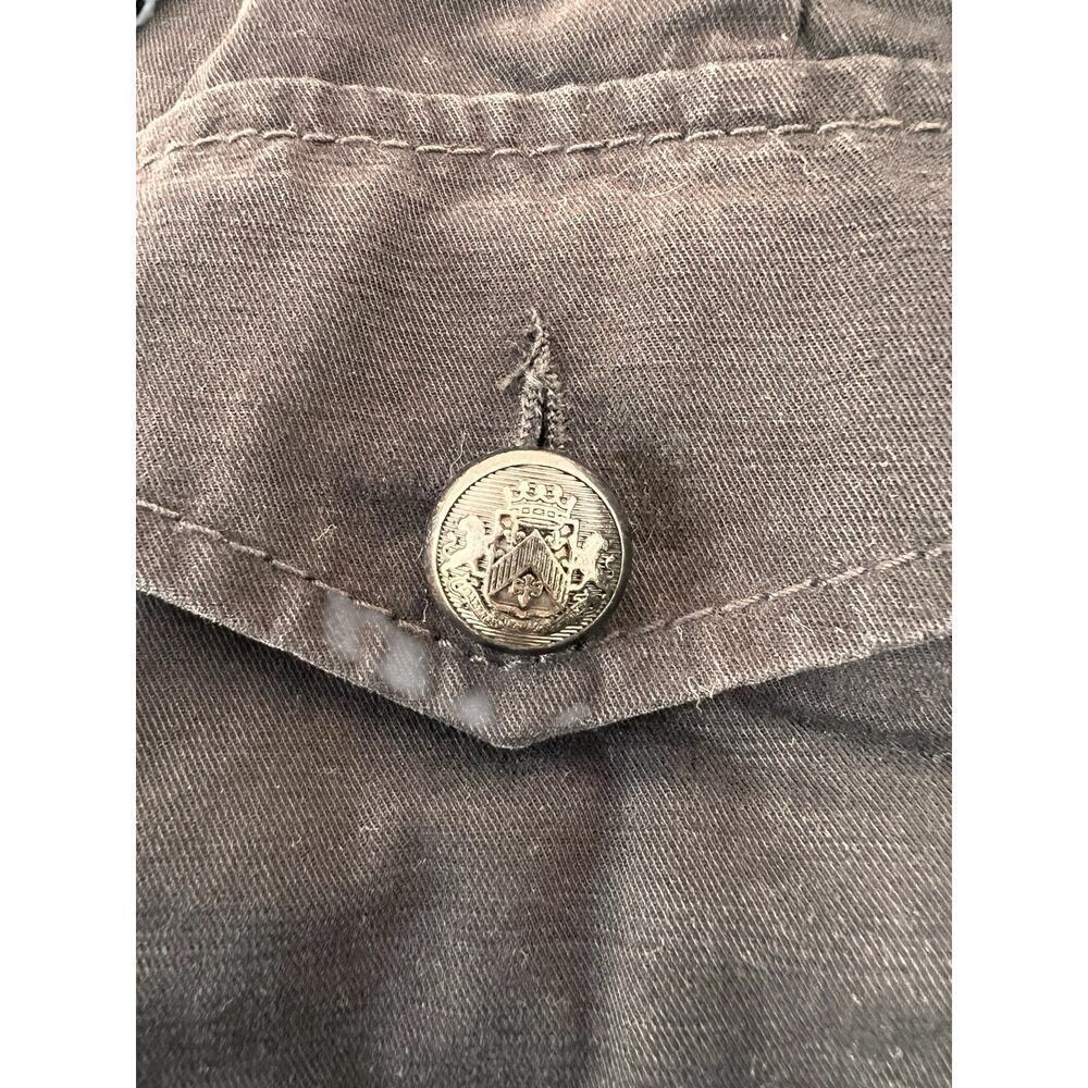 NWT $148 Express utility military style jacket, cotton, metal buttons, size L - Picture 10 of 13